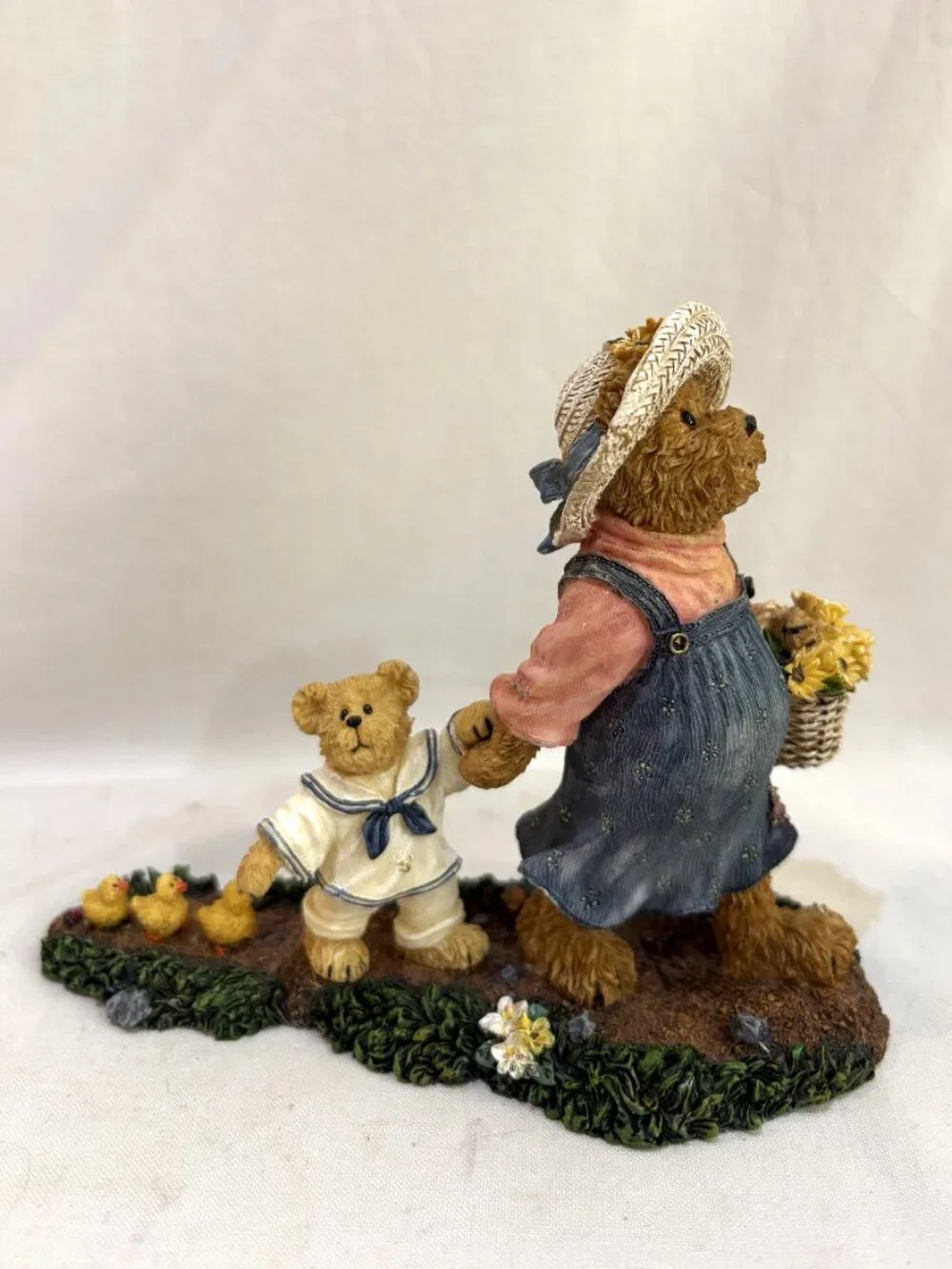 Boyds Bears 2005 Figurine Momma Mcwaddles & Skippy w/ Quack Jack Mo Original Box